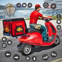 比萨食物送货男生