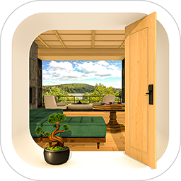 逃脱蓝色湖畔与碧绿山峰