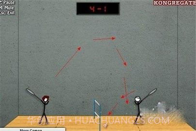 火柴人打羽毛球1.4截图