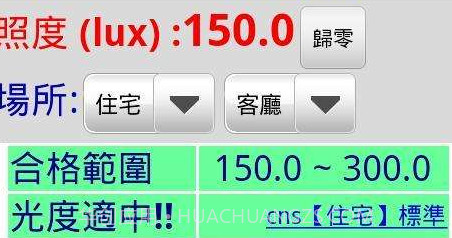 LightMeter(照度計Free)v1.4.5截图