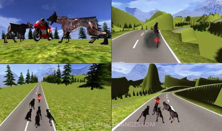 僵尸高速公路自行车驾驶v1.11截图