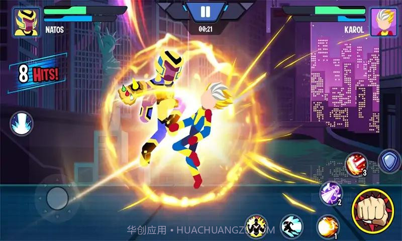 火柴人勇士超级暗影格斗无限金币钻石版1.9.19截图