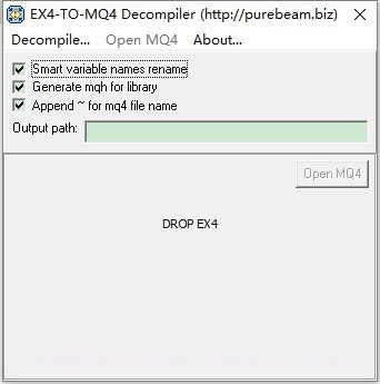ex4 to mq4 最新版工具v2.51截图
