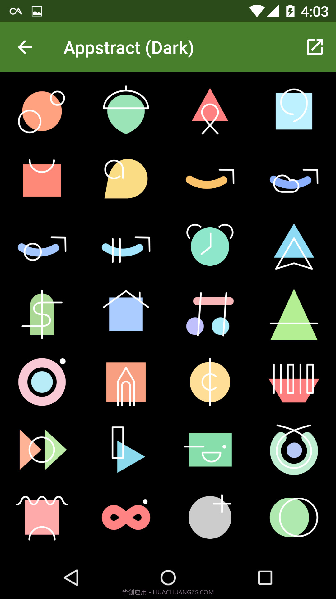 Appstract黑色图标包2.8截图