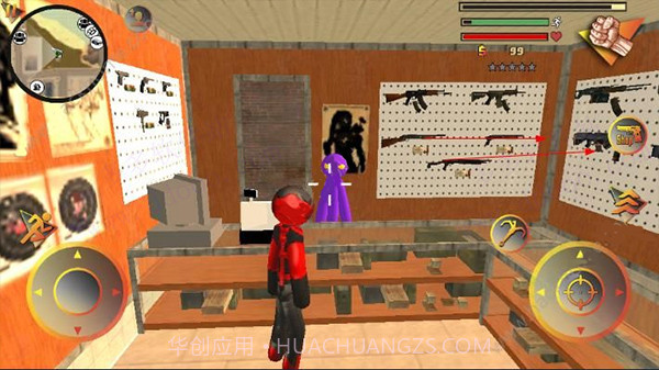 火柴人绳索英雄无限版截图3