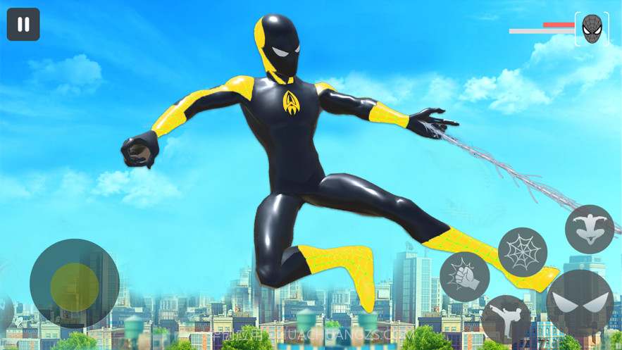 钢铁超级英雄男孩城市英雄截图1