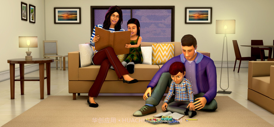 真实虚拟家庭生活妈妈和爸爸模拟器截图2 真实虚拟家庭生活妈妈和爸爸模拟器截图2