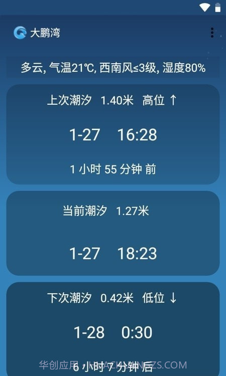 潮汐预报截图1 潮汐预报截图1