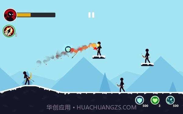 火柴人射箭大作战截图1 火柴人射箭大作战截图1