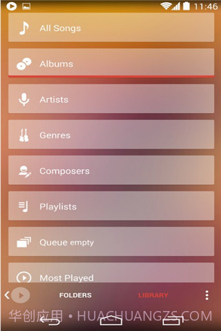 Poweramp透明主题截图2 Poweramp透明主题截图2