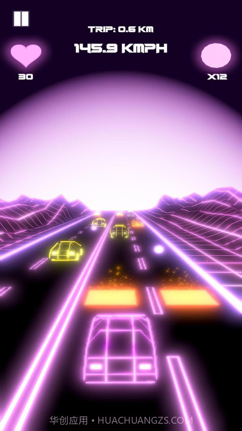 霓虹灯驱动器80年代的怀旧时代截图5 霓虹灯驱动器80年代的怀旧时代截图5