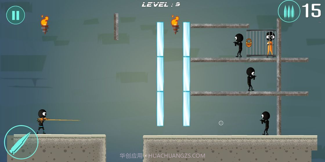 火柴人射击英雄蜘蛛绳索英雄3截图2