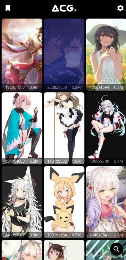 二次元壁纸(ACG HD)截图1 二次元壁纸(ACG HD)截图1