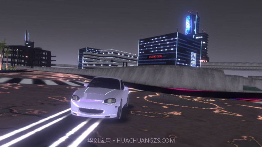 赛博朋克夜之都市截图2