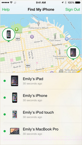 查找我的iPhone截图1