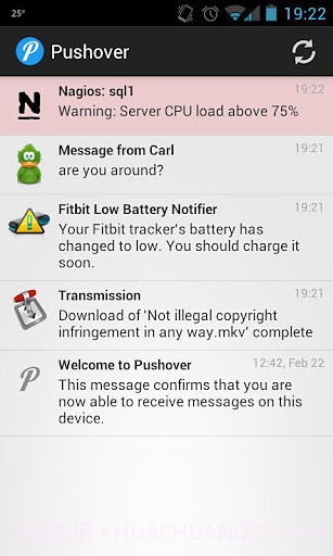 Pushover通知栏截图1 Pushover通知栏截图1