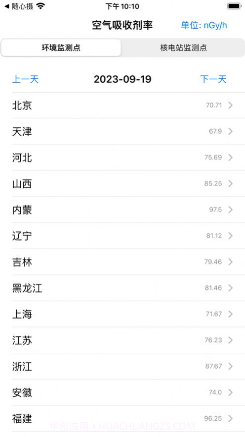 核辐射监测截图2