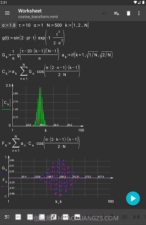 microMathematics Plus数学计算器截图2 microMathematics Plus数学计算器截图2