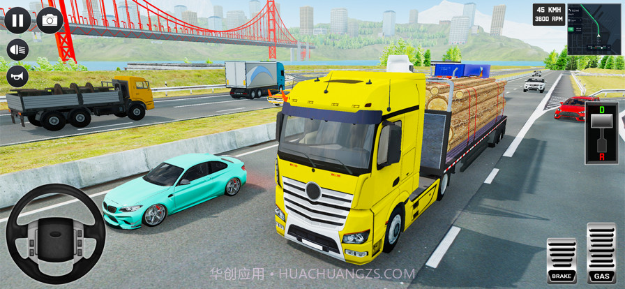 半卡车驾驶模拟器截图6 半卡车驾驶模拟器截图6