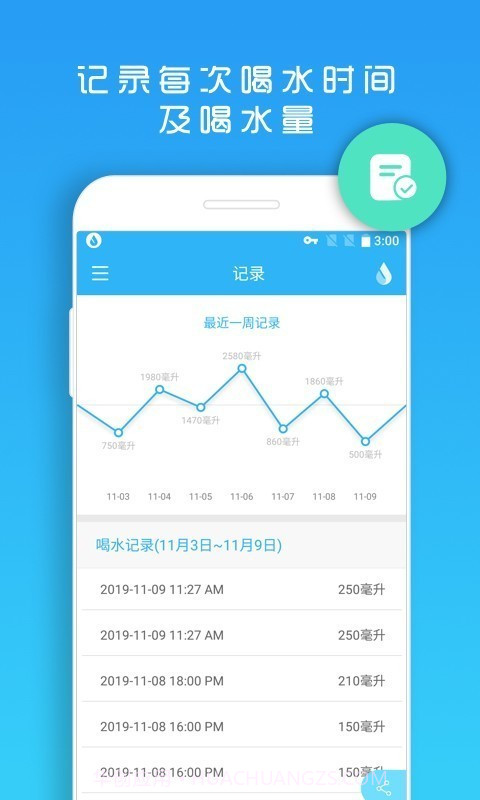 天天喝水提醒截图4