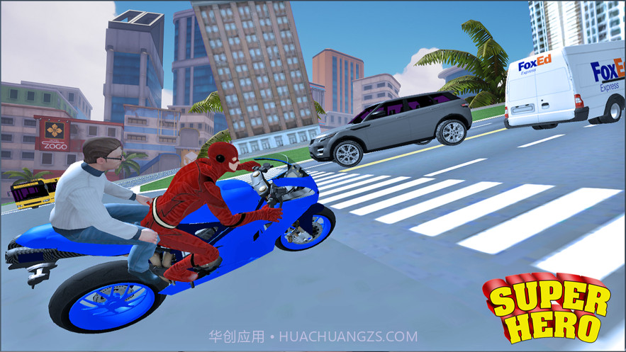 SuperheroBikeTaxiSimulator截图3 SuperheroBikeTaxiSimulator截图3