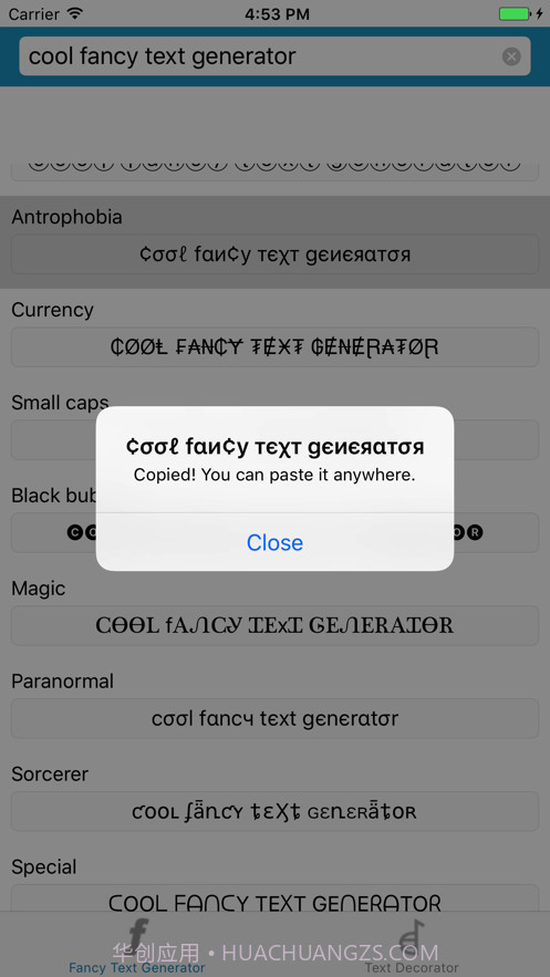 Cool Fonts(炫酷字体)截图2