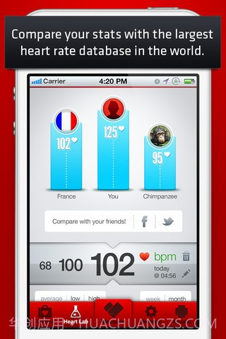 摄像头测心率 Cardio Buddy截图4 摄像头测心率 Cardio Buddy截图4