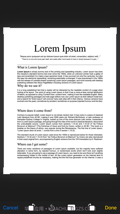 转换照片到PDF扫描器截图4