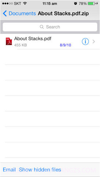 Zip浏览器 Zip Browser截图2