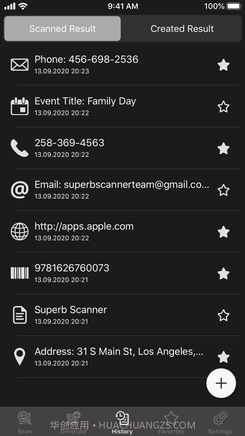 SuperBScanner-QR码阅读器截图9