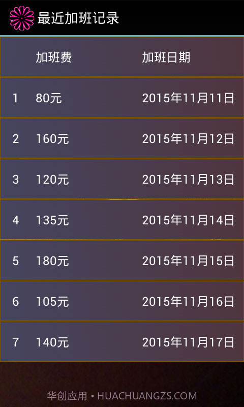 加班费计算器截图4