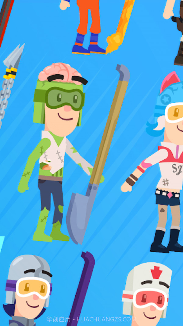 滑雪冒险飞跃雪山截图2