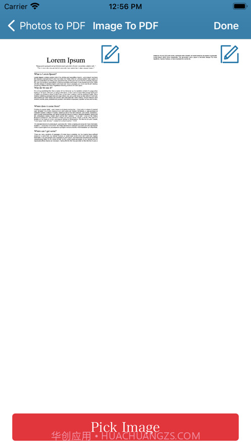 转换照片到PDF扫描器截图3