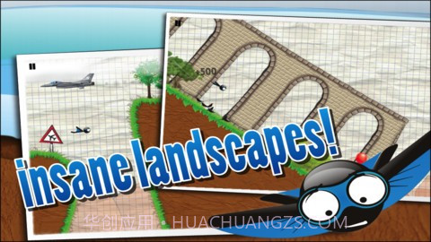 滑翔火柴人 Wingsuit Stickman截图3