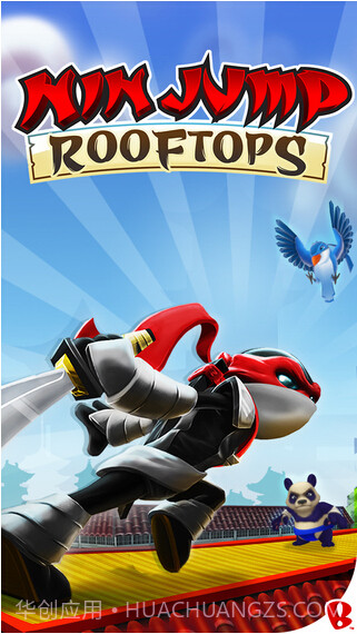 忍者跳跃:屋顶狂奔截图1 忍者跳跃:屋顶狂奔截图1