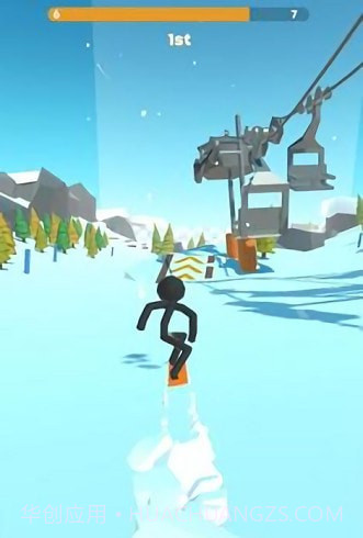 火柴人滑雪完美版截图2 火柴人滑雪完美版截图2
