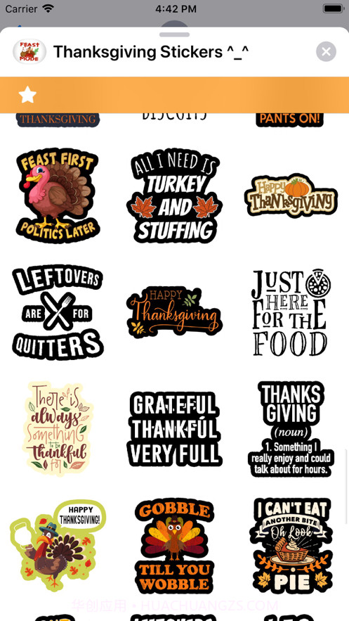 ThanksgivingStickers^_^截图2 ThanksgivingStickers^_^截图2