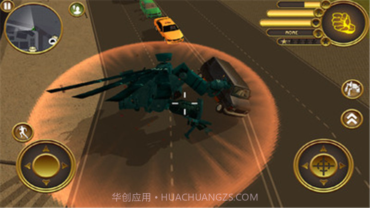 直升机机器人战斗截图2 直升机机器人战斗截图2
