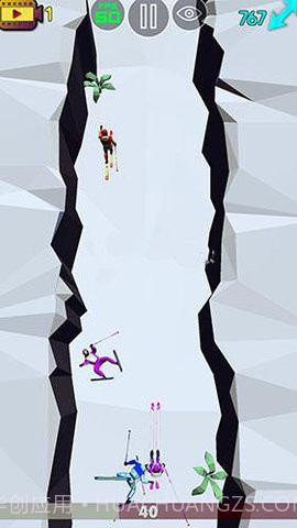 长腿滑雪比赛手游截图1 长腿滑雪比赛手游截图1