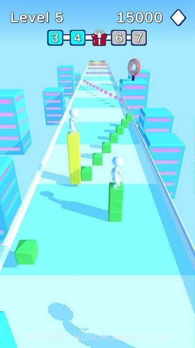 立方体堆叠冲浪竞速截图3