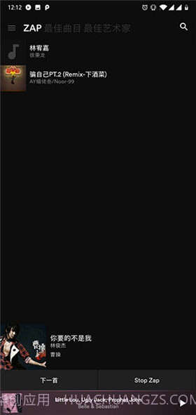 BlackPlayer EX下载(黑色音乐播放器)V20.49 中文解锁版截图1