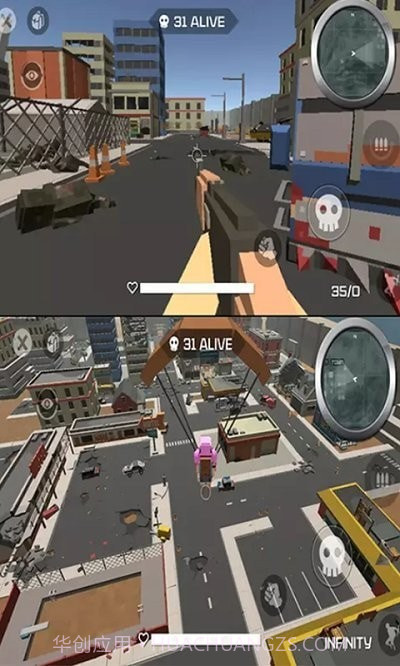 3D模拟吃鸡战场截图2