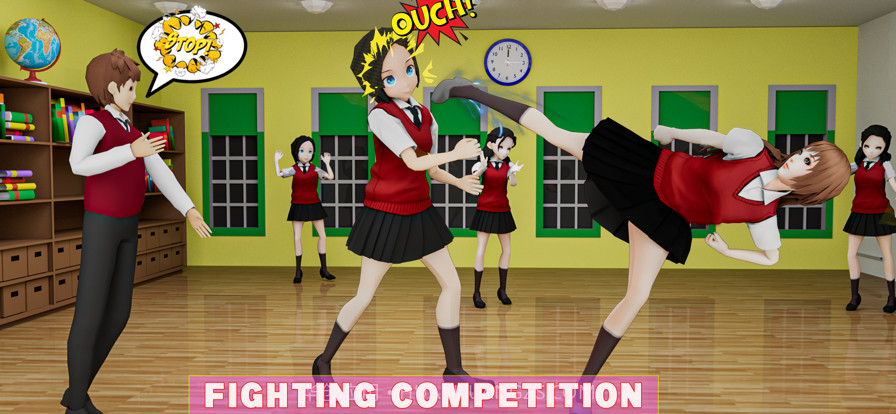 动漫女高中生的生活截图1 动漫女高中生的生活截图1