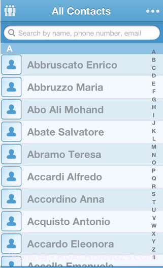 合一通讯录截图2 合一通讯录截图2