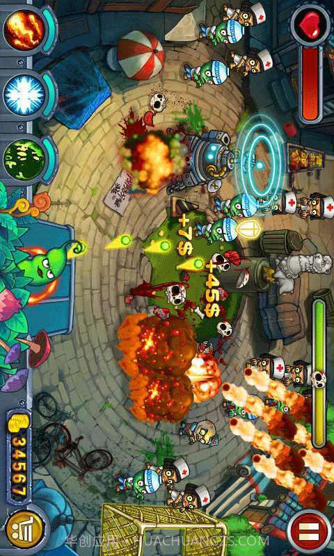 疯狂植物横扫僵尸截图2