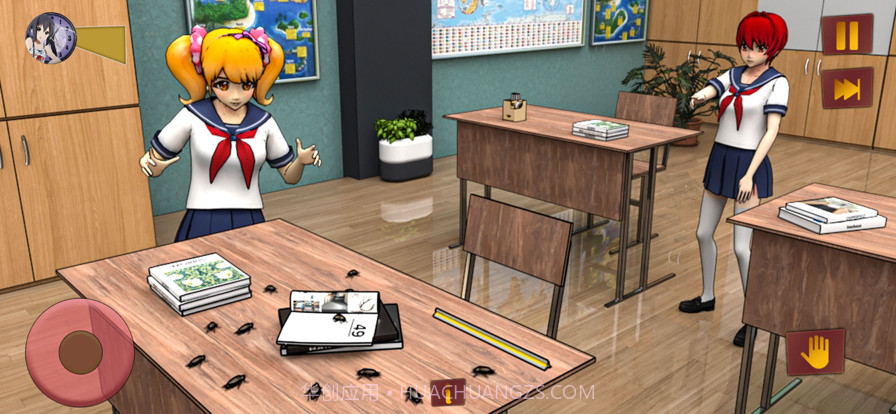 动漫高中樱花少女截图3 动漫高中樱花少女截图3