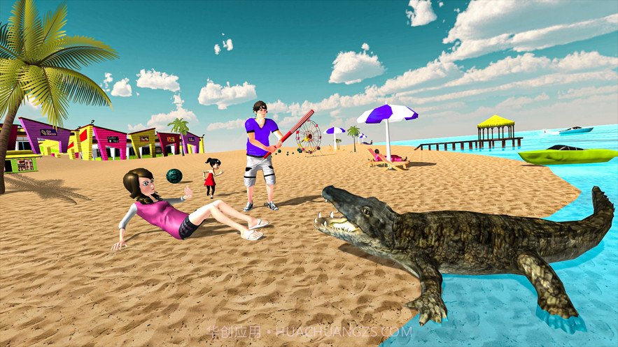 愤怒的鳄鱼恐怖袭击截图2 愤怒的鳄鱼恐怖袭击截图2