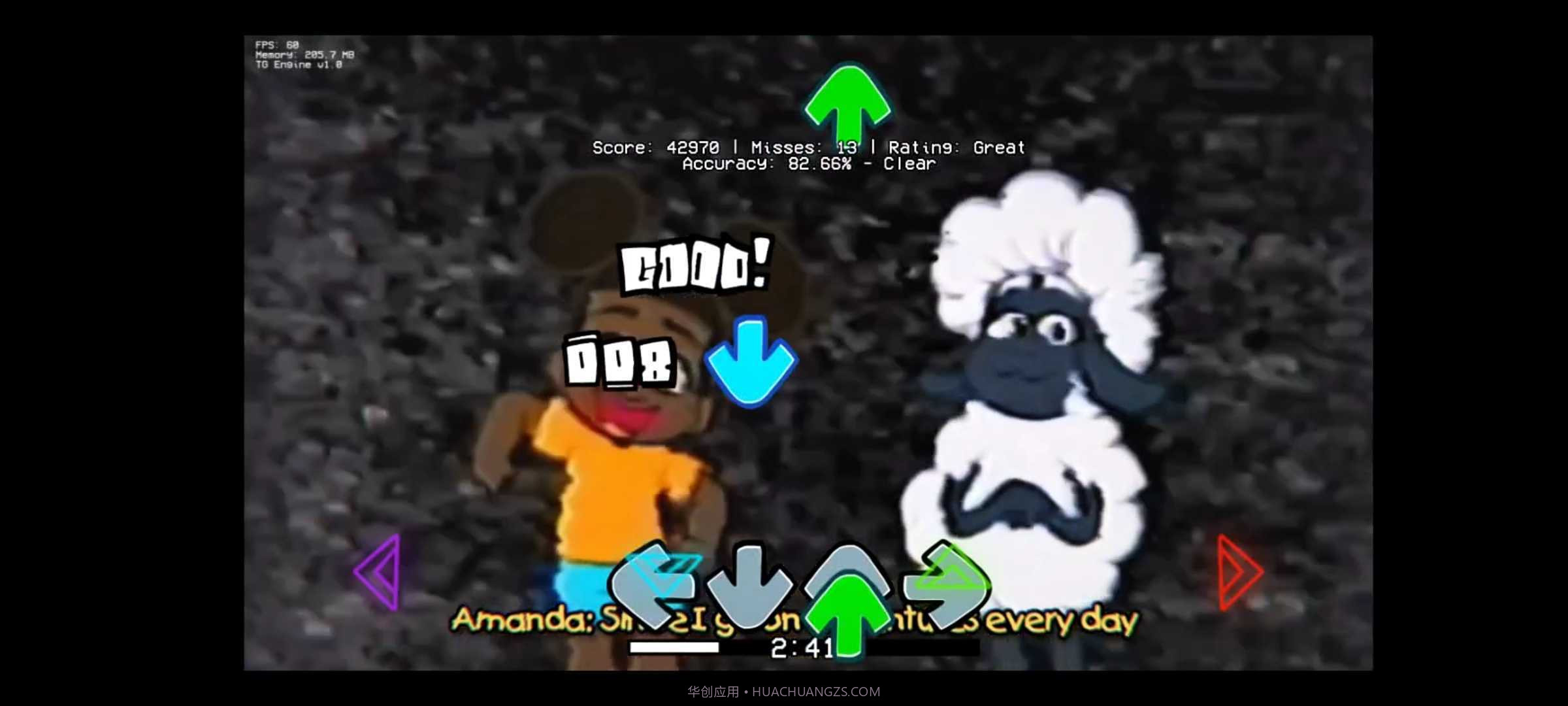 FNF爱冒险的阿曼达截图2