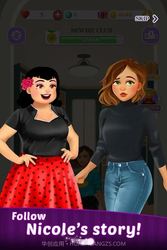 妮可的比赛装扮截图1