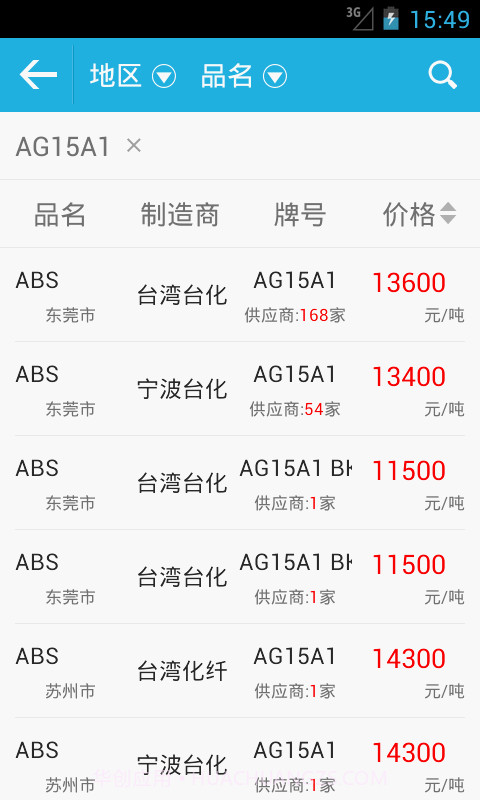 塑商报价截图4 塑商报价截图4